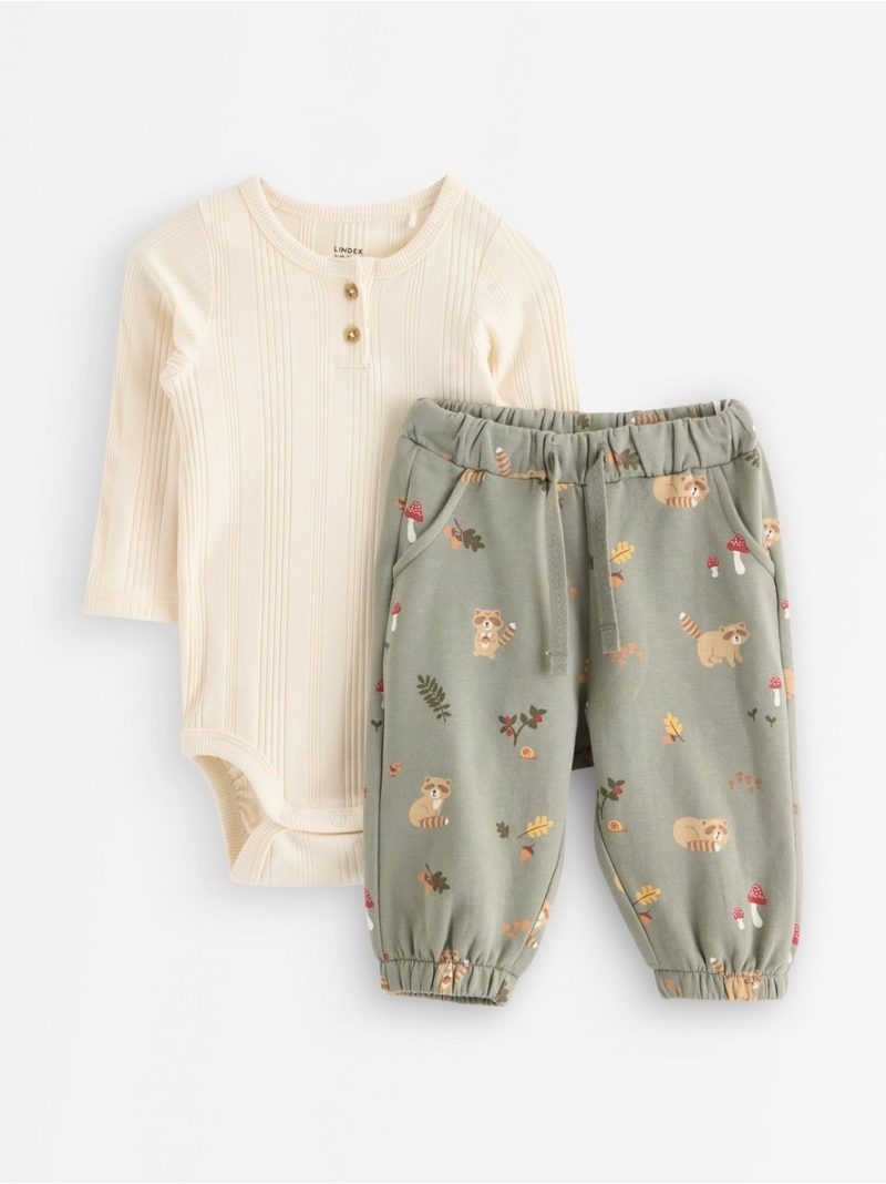 Set with bodysuit and trousers - 3012501-6809