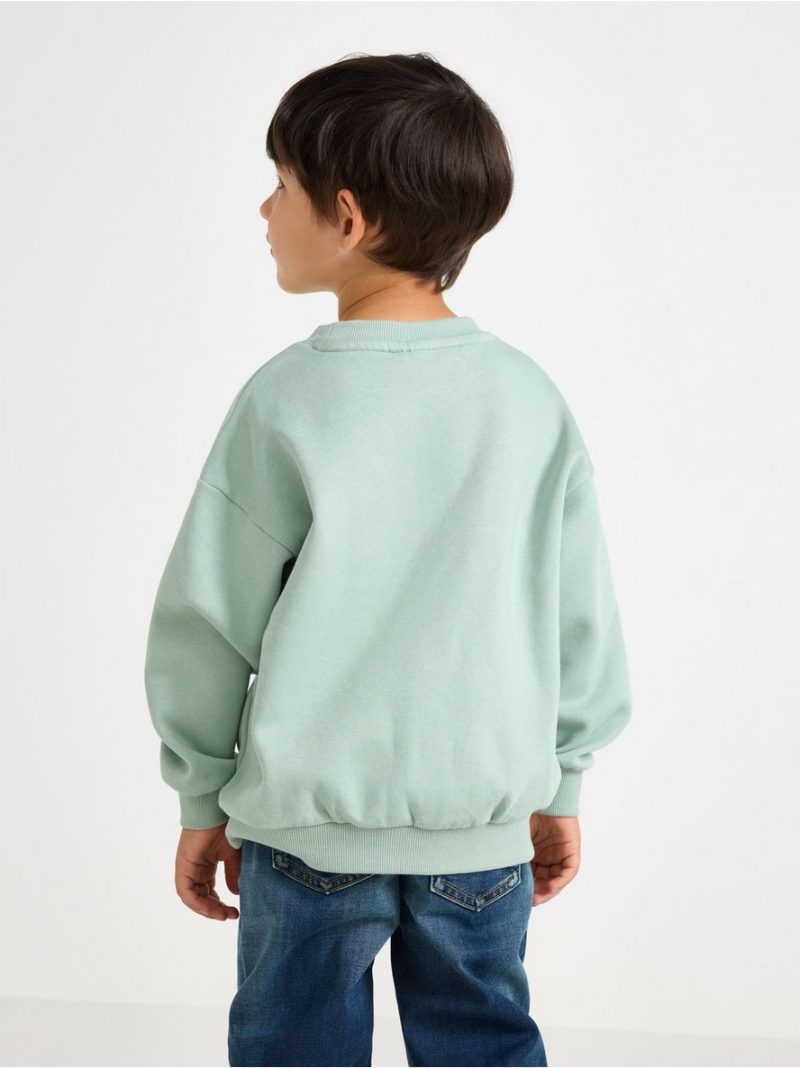 Minecraft sweatshirt with brushed inside - 3012502-7607