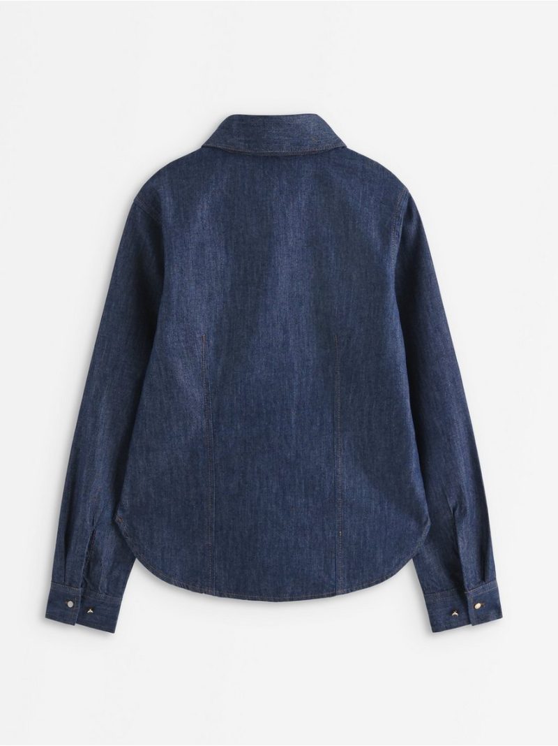 Long-sleeved denim shirt - 3012529-822