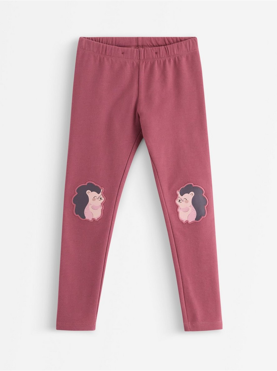 Leggings with brushed inside - 3012560-8641