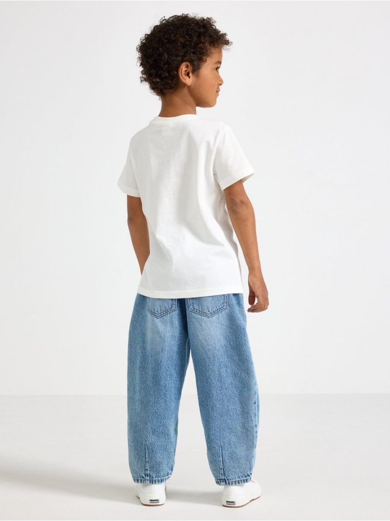 Balloon jeans with regular waist - 3012621-790