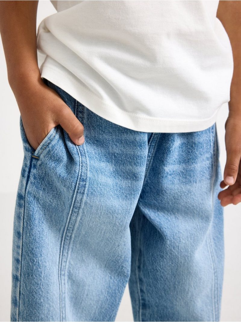 Balloon jeans with regular waist - 3012621-790