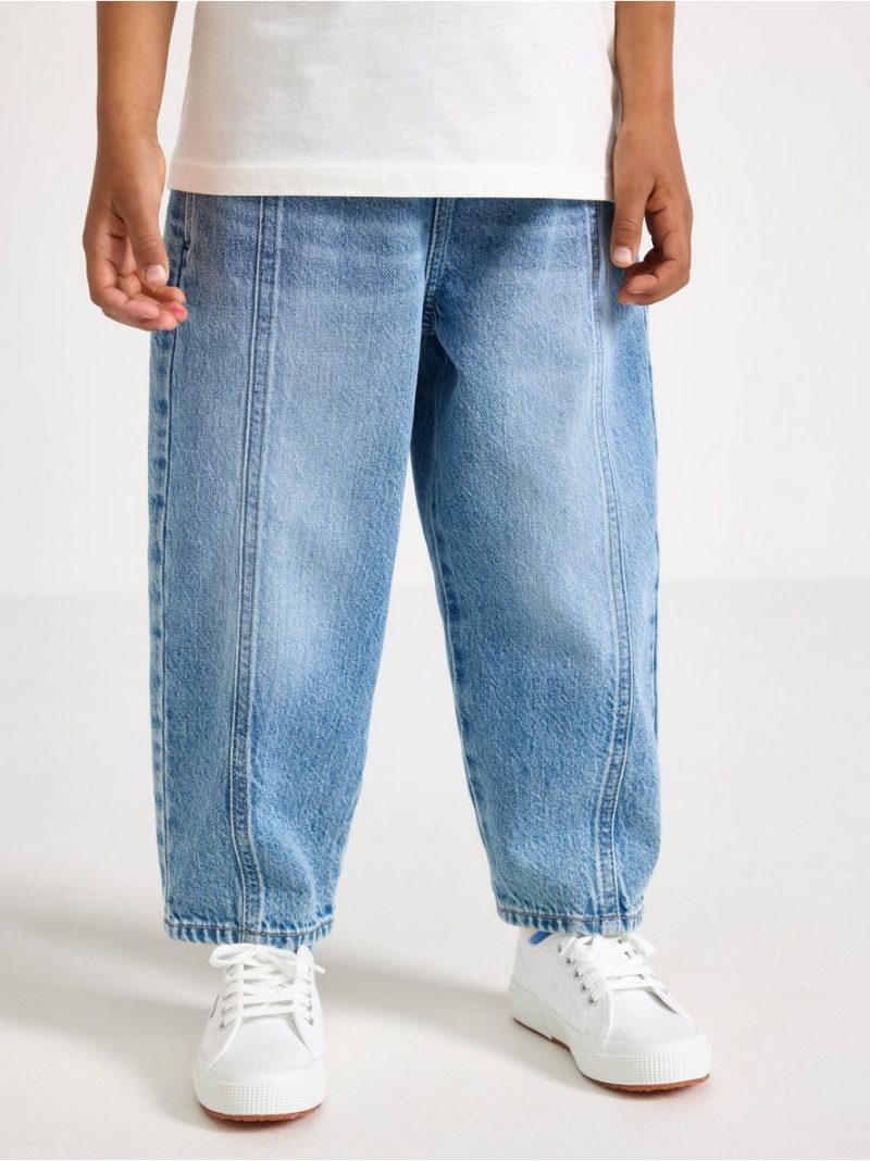 Balloon jeans with regular waist - 3012621-790