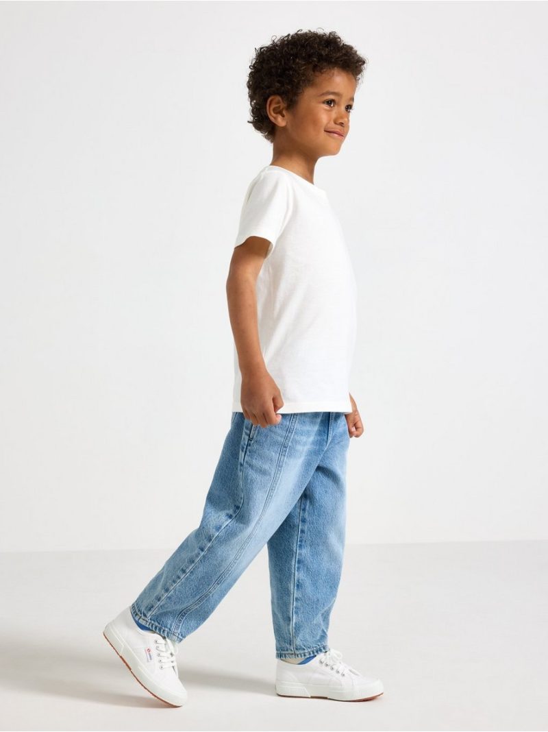 Balloon jeans with regular waist - 3012621-790