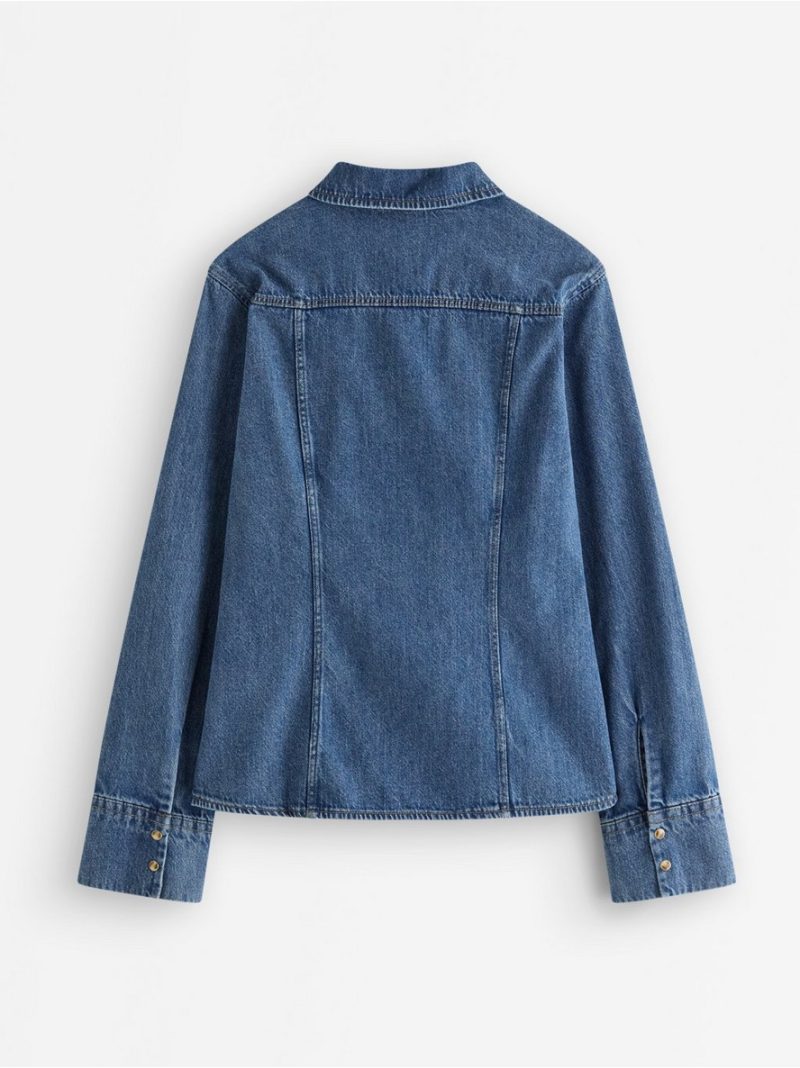 Long-sleeved denim shirt - 3012622-791