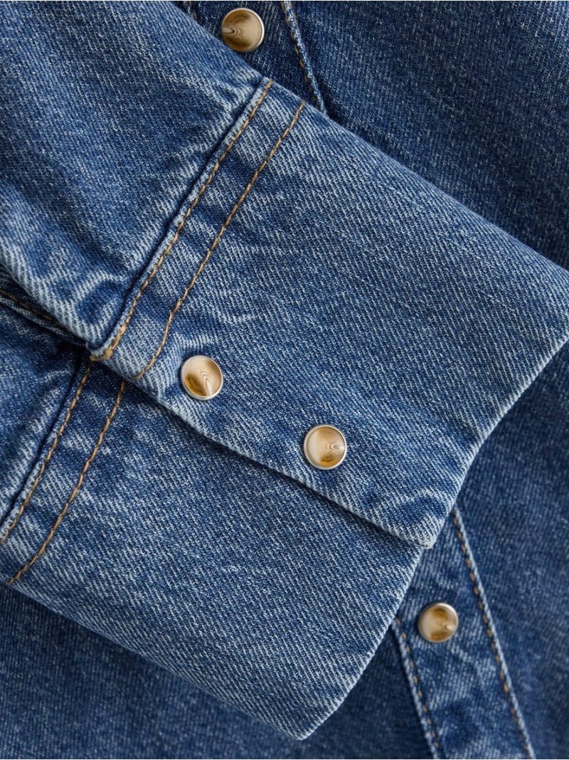 Long-sleeved denim shirt - 3012622-791