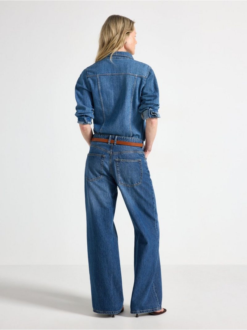 Long-sleeved denim shirt - 3012622-791