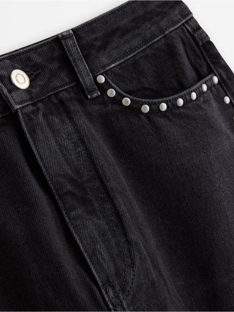 Denim skirt with studs - 3012687-141