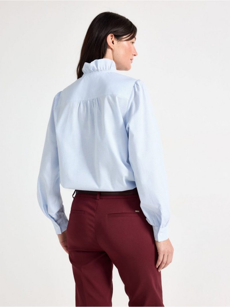 Shirt with frill - 3012705-7483