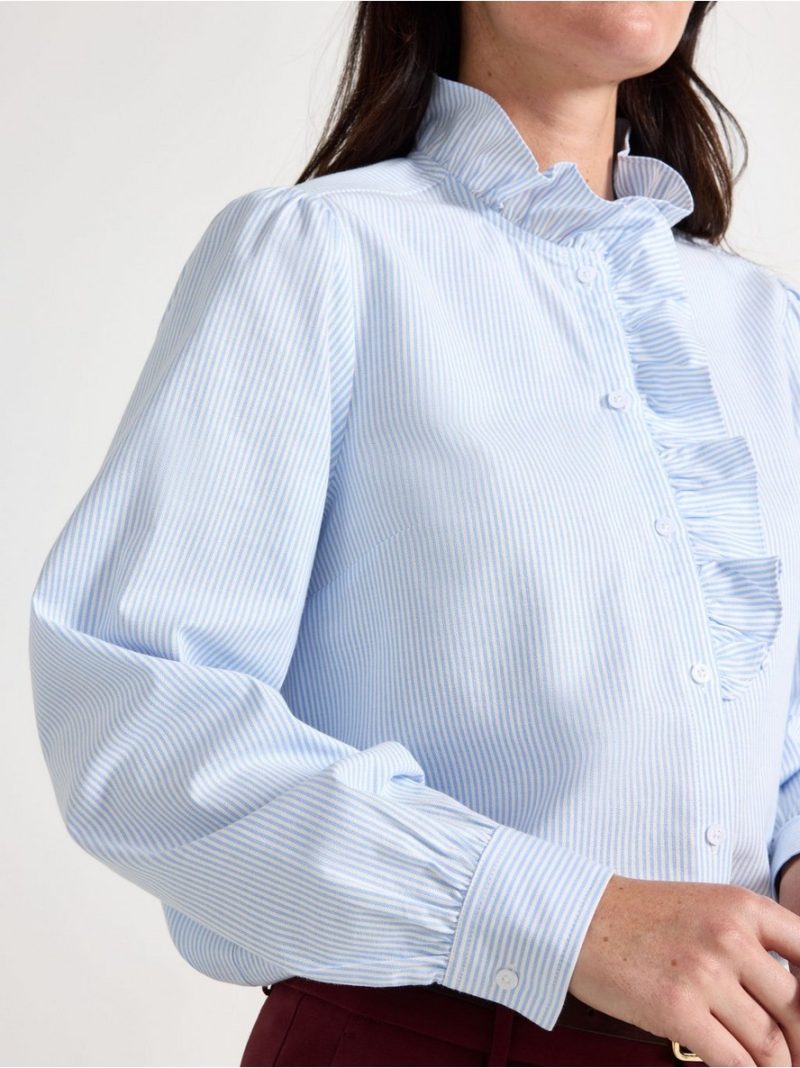 Shirt with frill - 3012705-7483