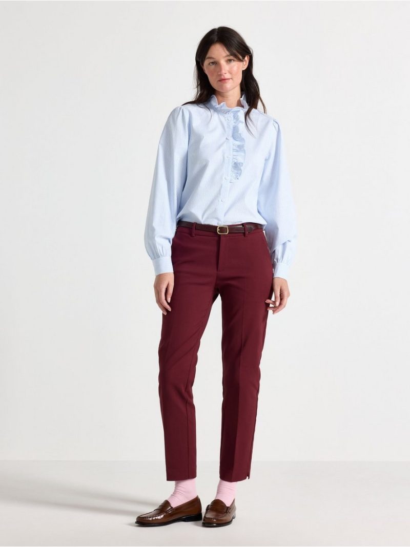 Shirt with frill - 3012705-7483