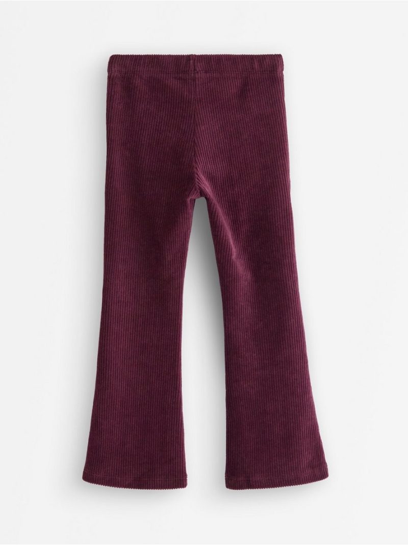 Flared leggings in corduroy - 3012763-7268