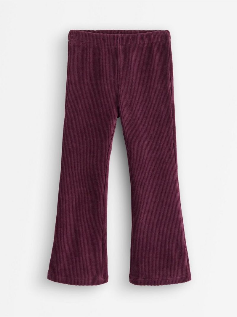 Flared leggings in corduroy - 3012763-7268