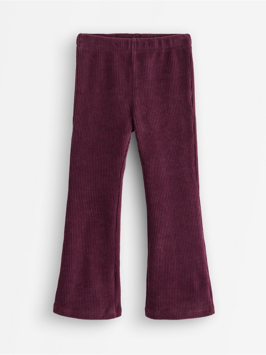 Flared leggings in corduroy - 3012763-7268