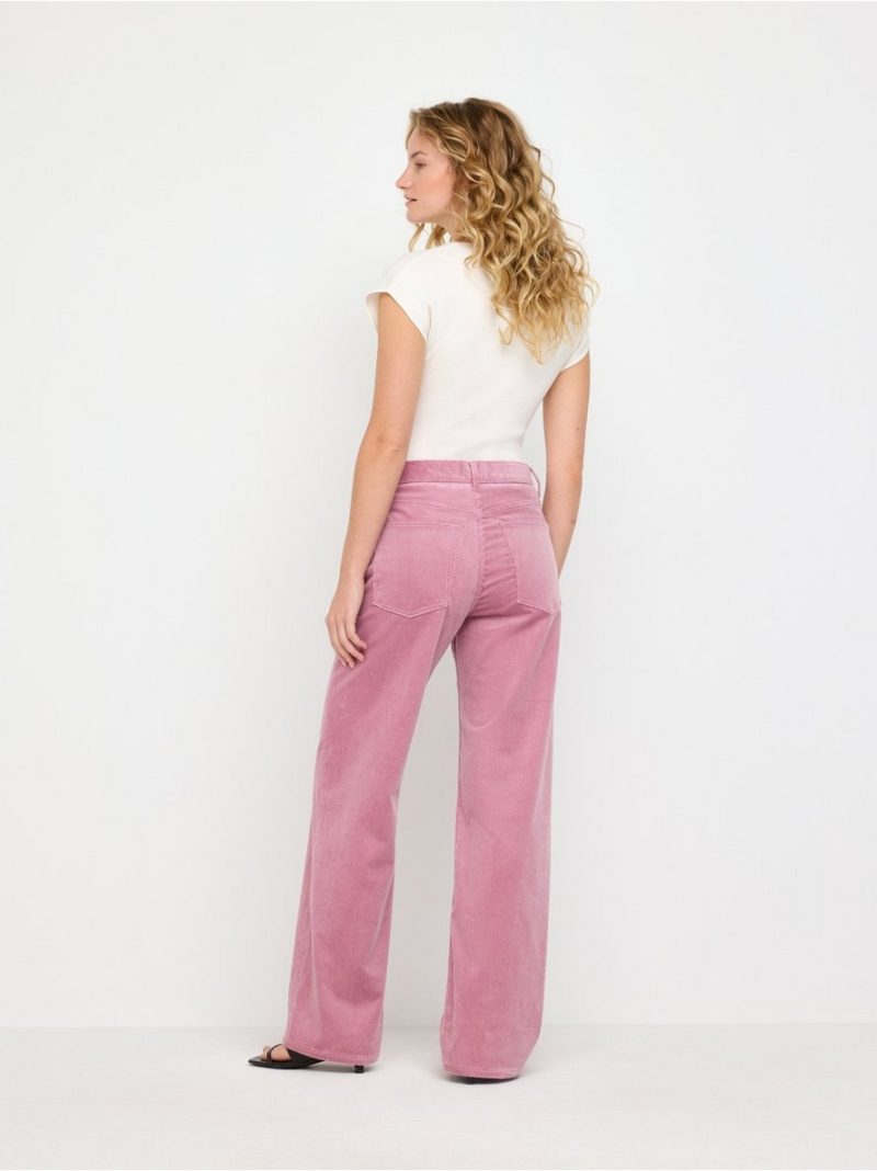 Straight trousers in corduroy - 3012770-8104