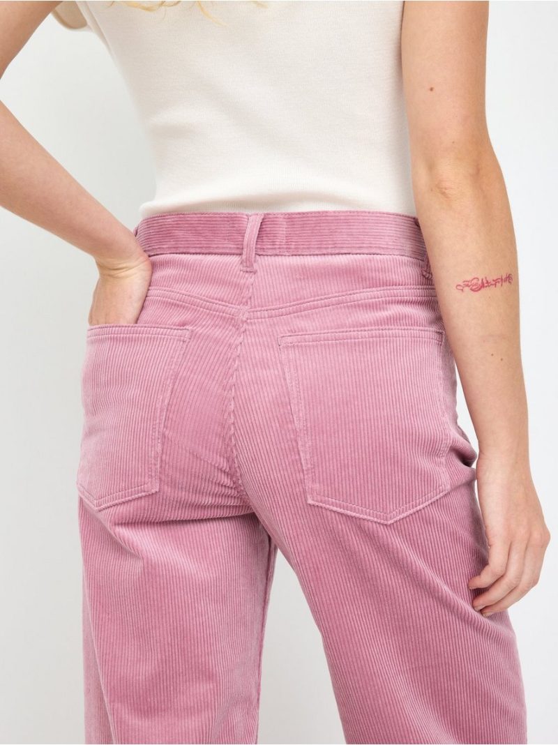 Straight trousers in corduroy - 3012770-8104