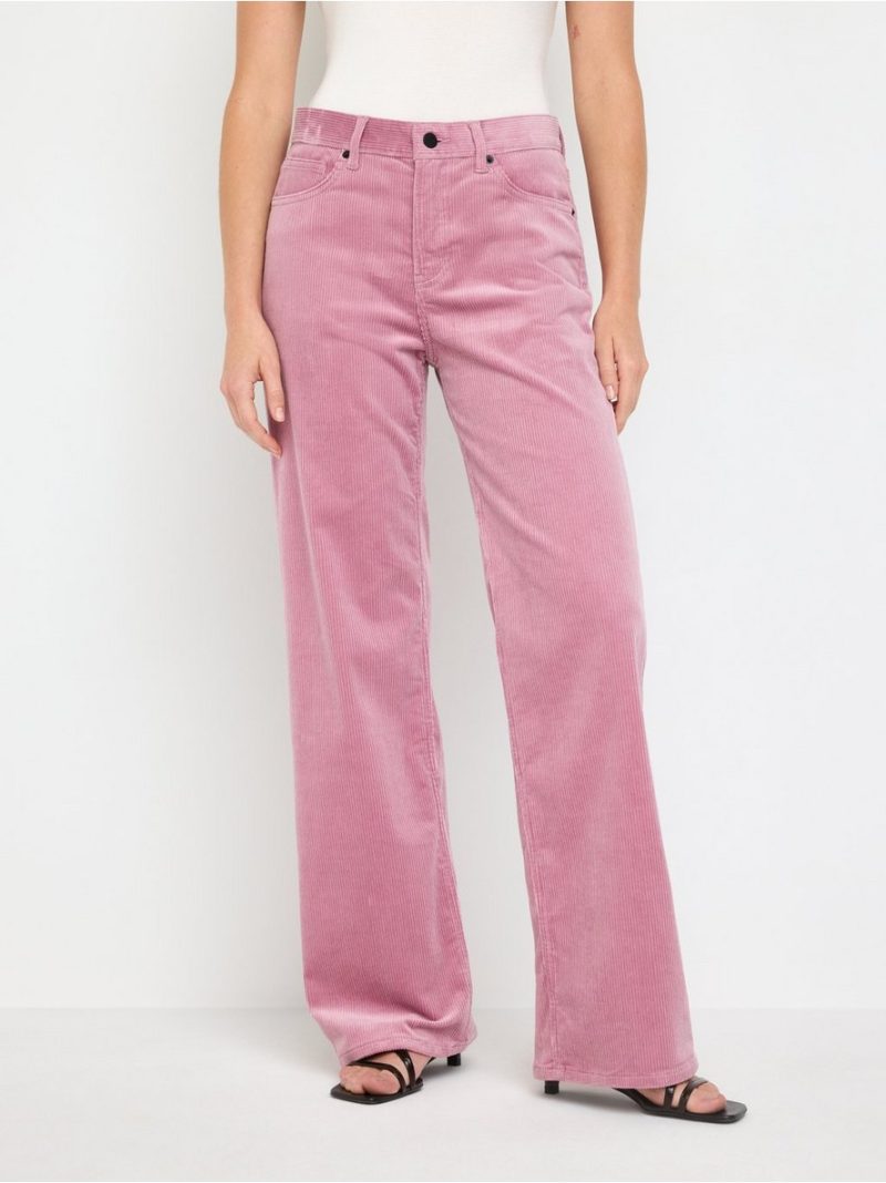 Straight trousers in corduroy - 3012770-8104