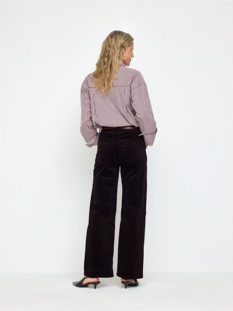 Straight trousers in corduroy - 3012770-9618