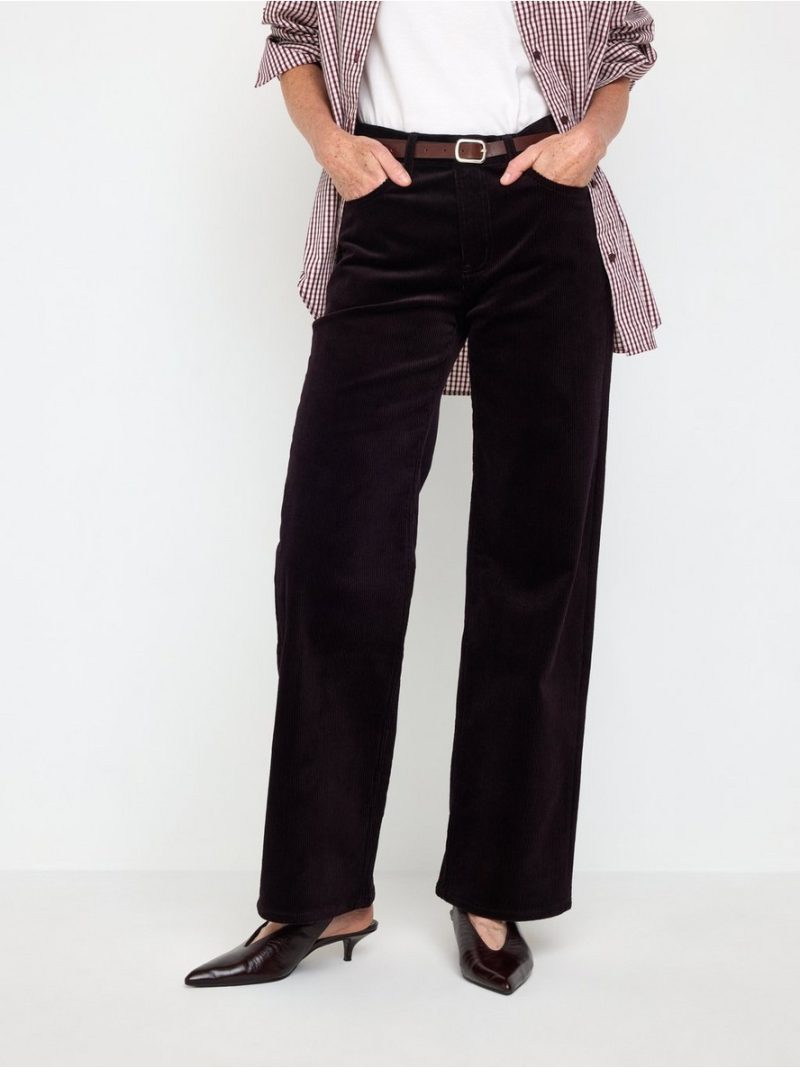 Straight trousers in corduroy - 3012770-9618
