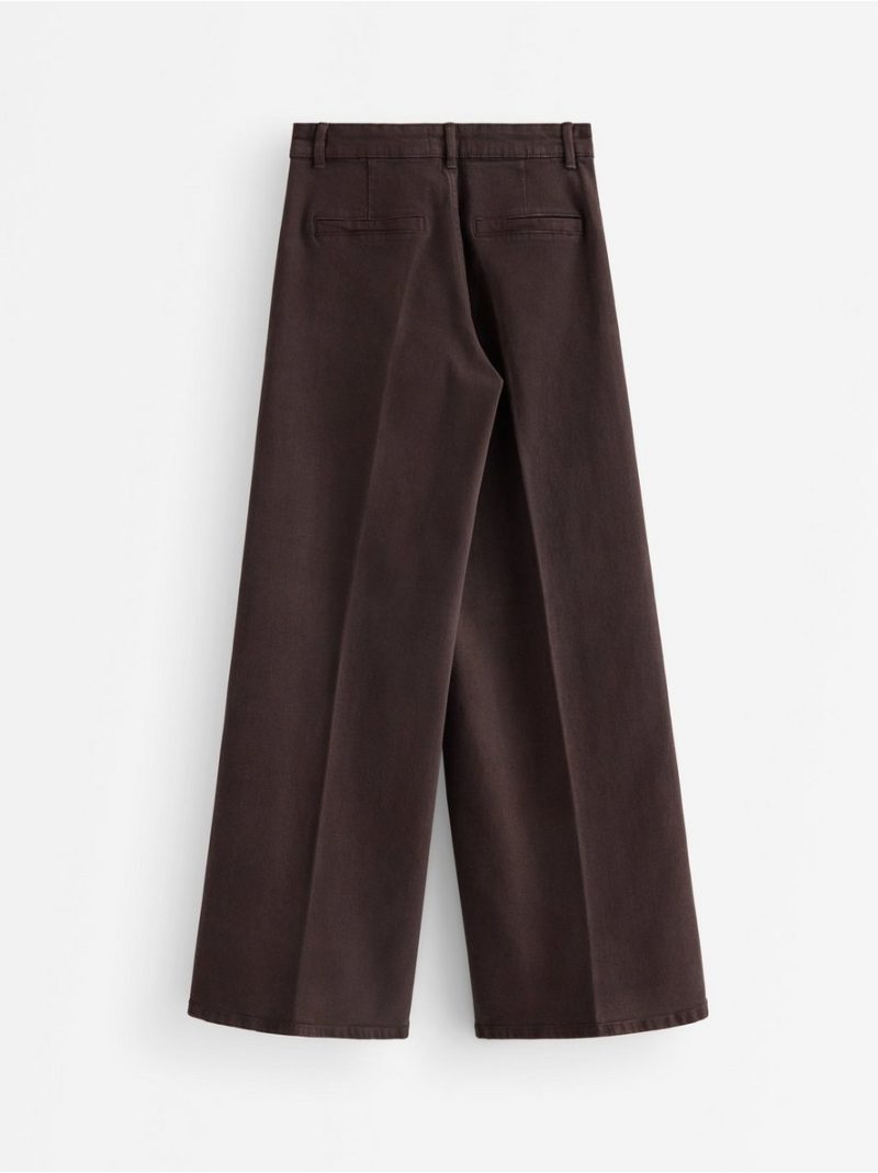 WIDE Noomi trousers in twill - 3012826-8117