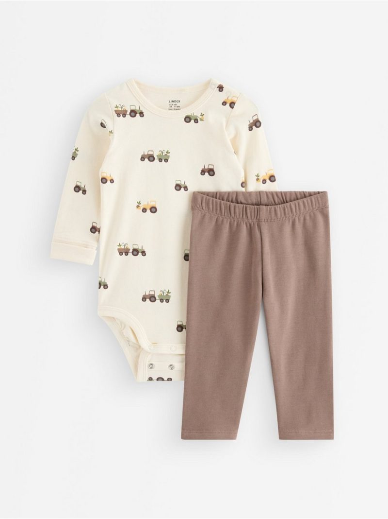 Set with bodysuit and leggings - 3012848-6809