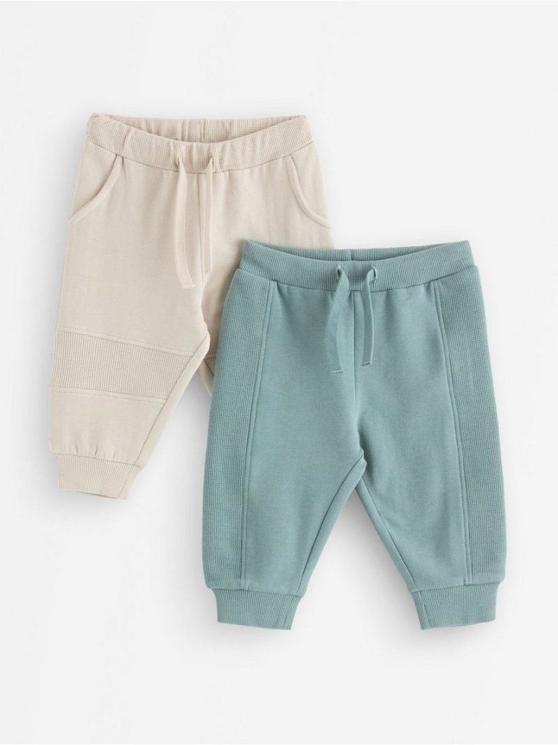 2-pack joggers with brushed inside - 3012943-8851