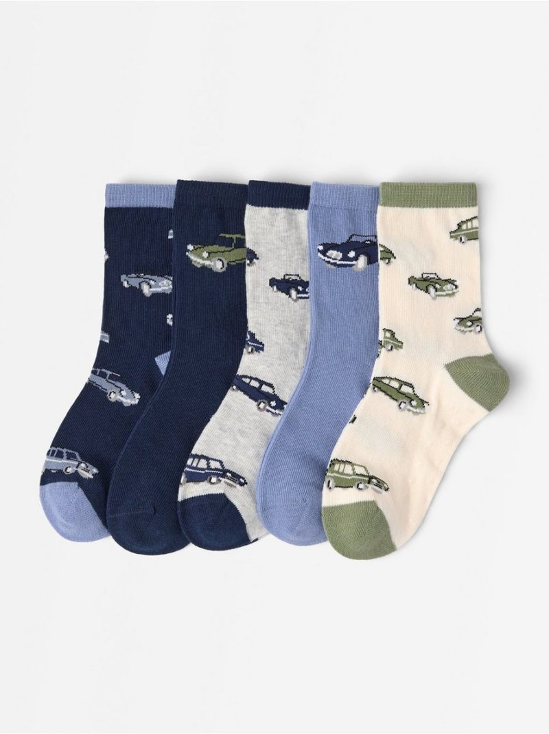 - 5-pack socks with anti-slip 5-pack socks with anti-slip - 3012999-6842