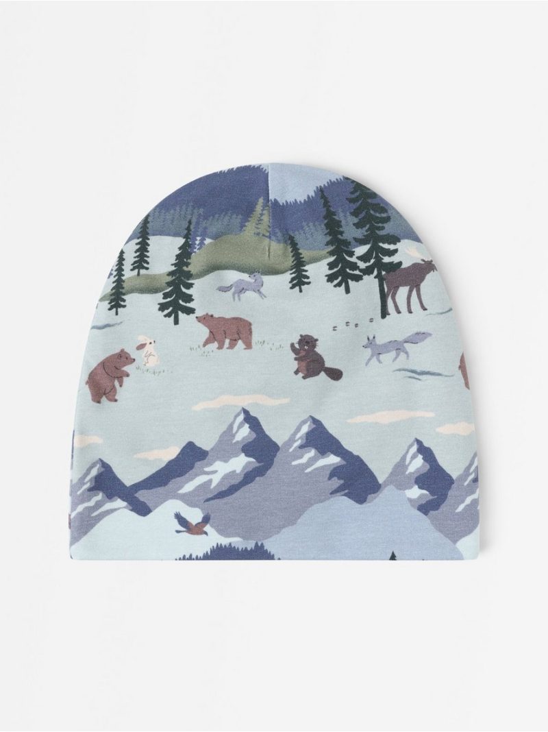 Lined beanie - 3013017-7986