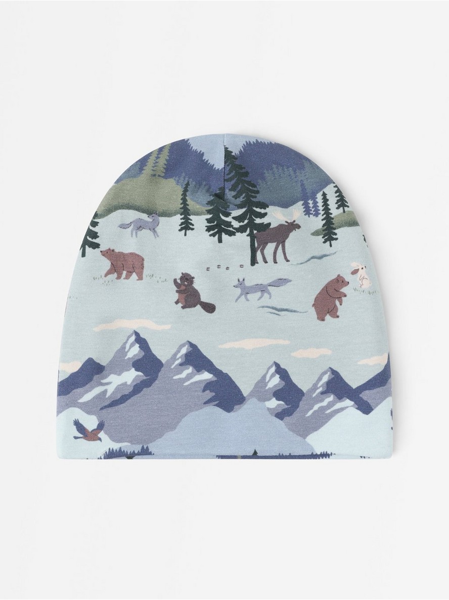 Lined beanie - 3013017-7986