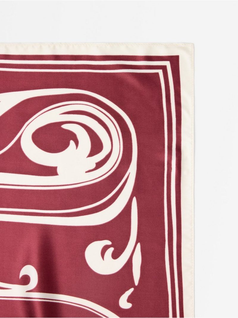 Scarf in satin - 3013106-7332