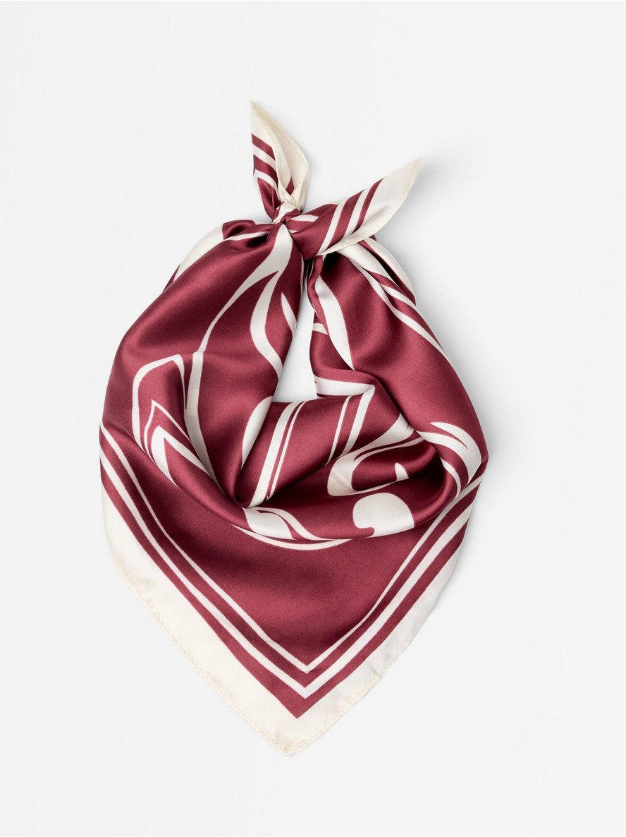 Scarf in satin - 3013106-7332