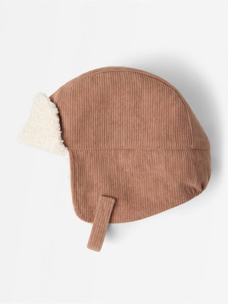 Hat with pile lining - 3013158-9754
