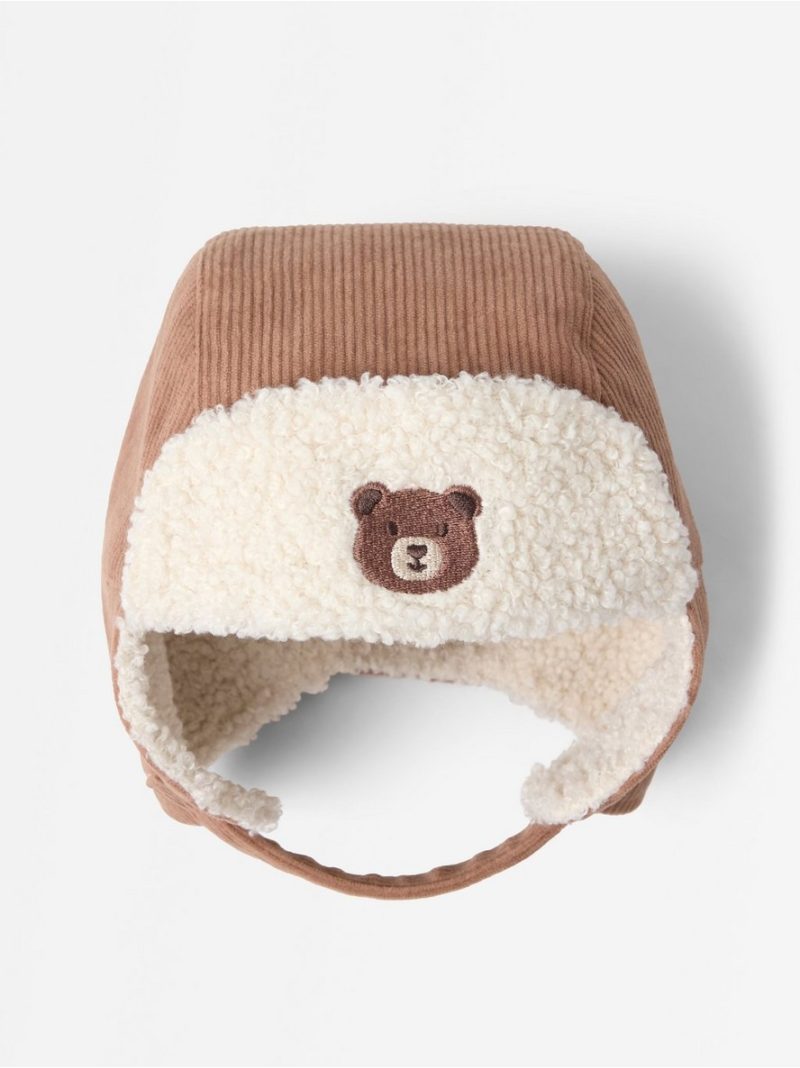 Hat with pile lining - 3013158-9754