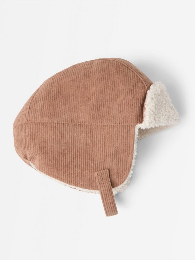 Hat with pile lining - 3013158-9754