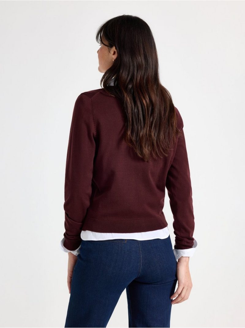 Fine-knit cardigan - 3013169-9509