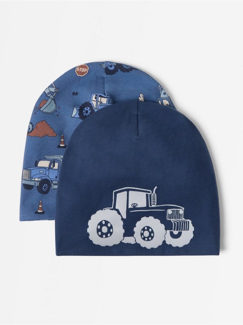 - 2-pack lined beanies 2-pack lined beanies - 3013182-8887