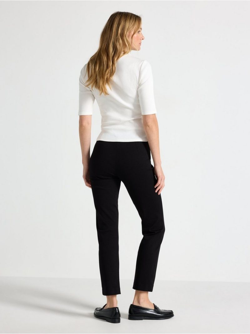 Straight trousers with high waist - 3013227-80