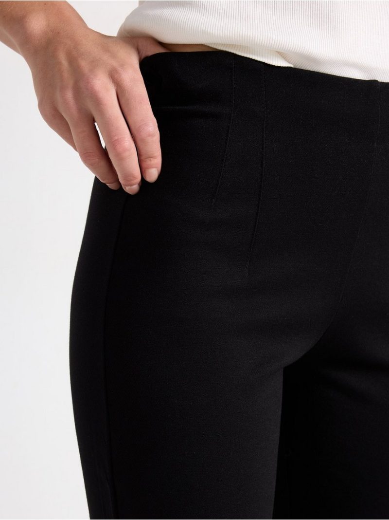 Straight trousers with high waist - 3013227-80