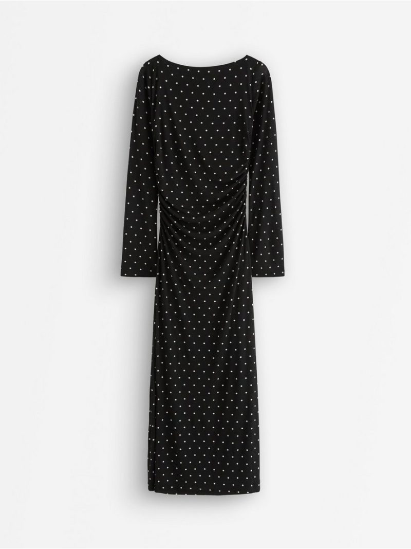 Long sleeved midi dress - 3013317-80