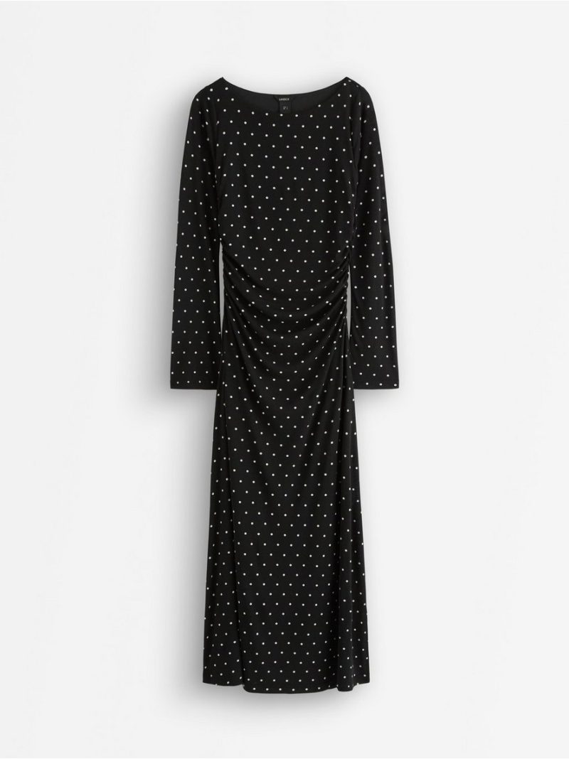 Long sleeved midi dress - 3013317-80