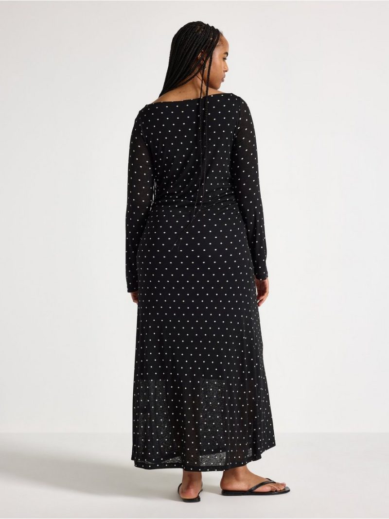 Long sleeved midi dress - 3013317-80