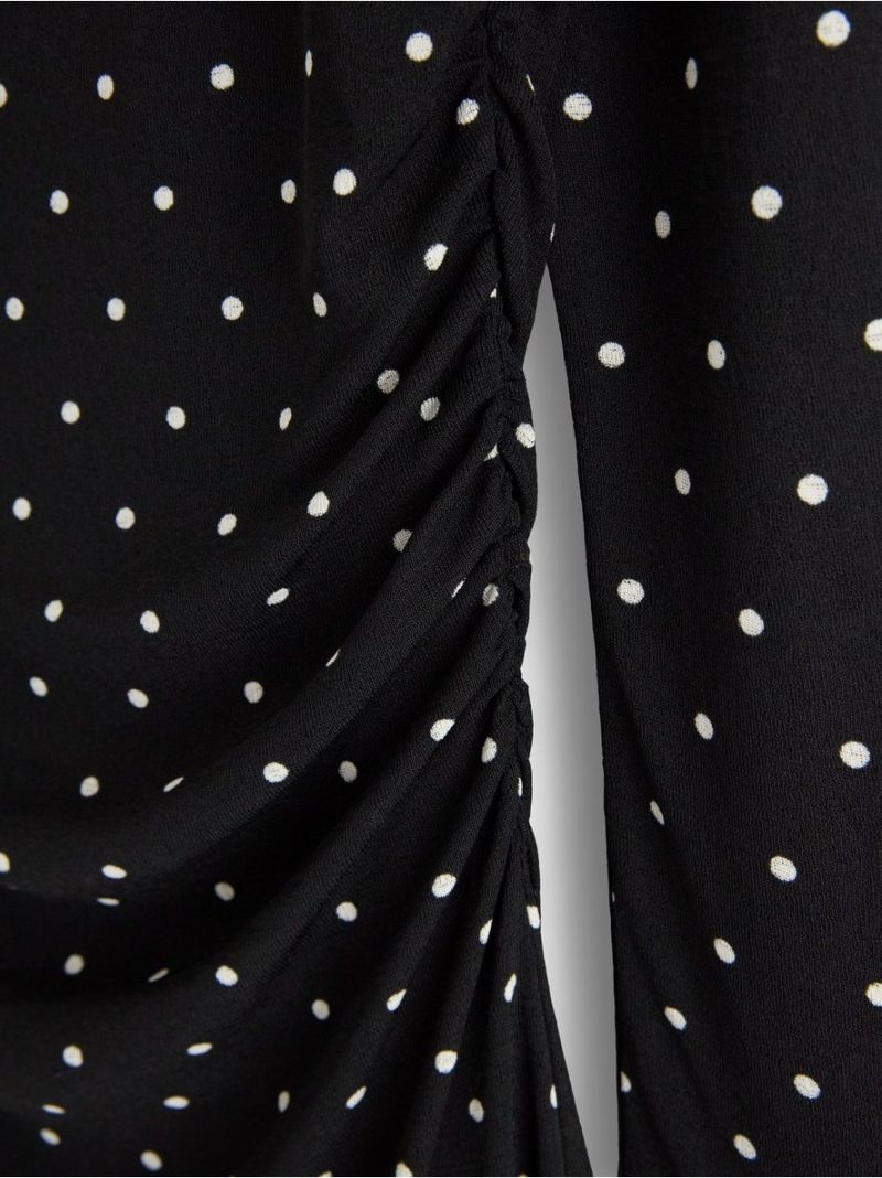 Long sleeved midi dress - 3013317-80