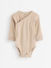 Ribbed wrap bodysuit - 3013370-4939