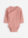 Ribbed wrap bodysuit - 3013370-7658