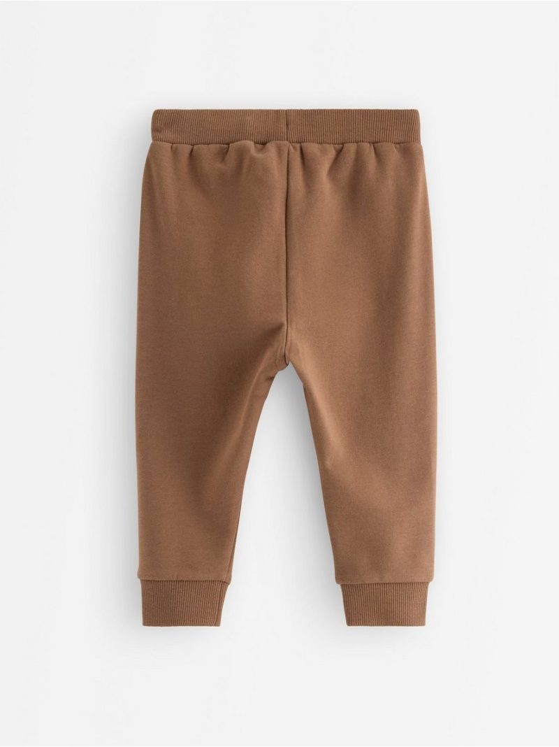 Joggers with brushed inside - 3013373-2735