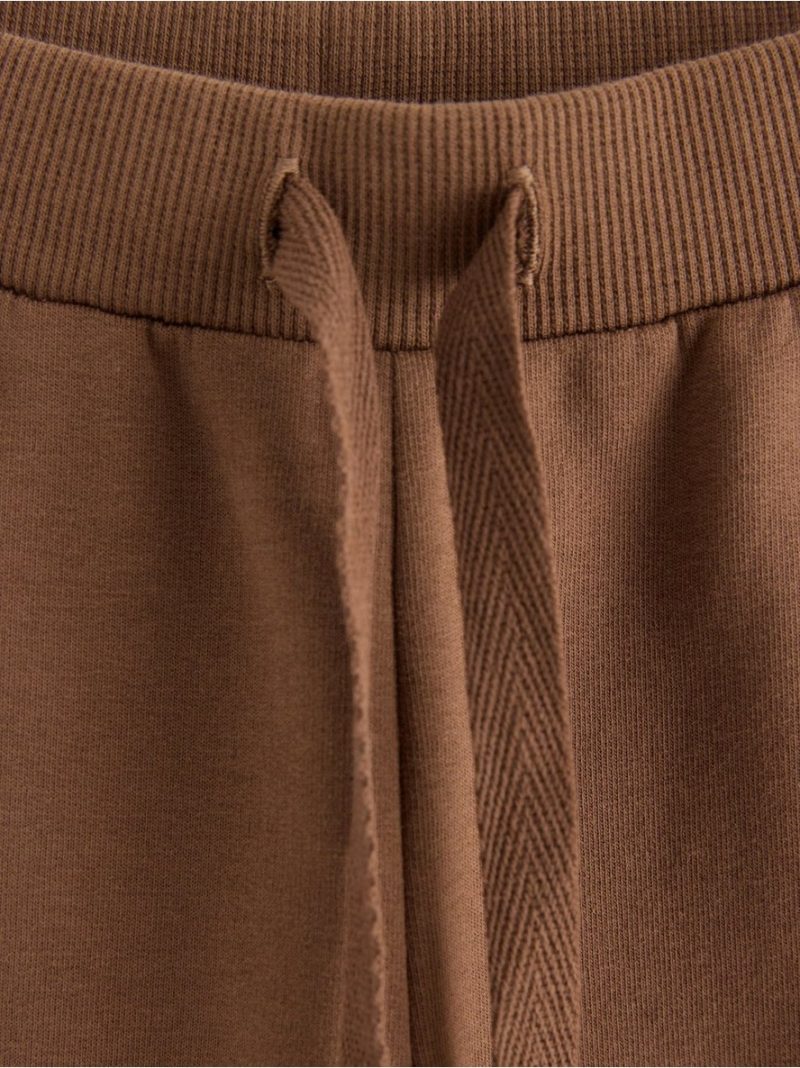 Joggers with brushed inside - 3013373-2735