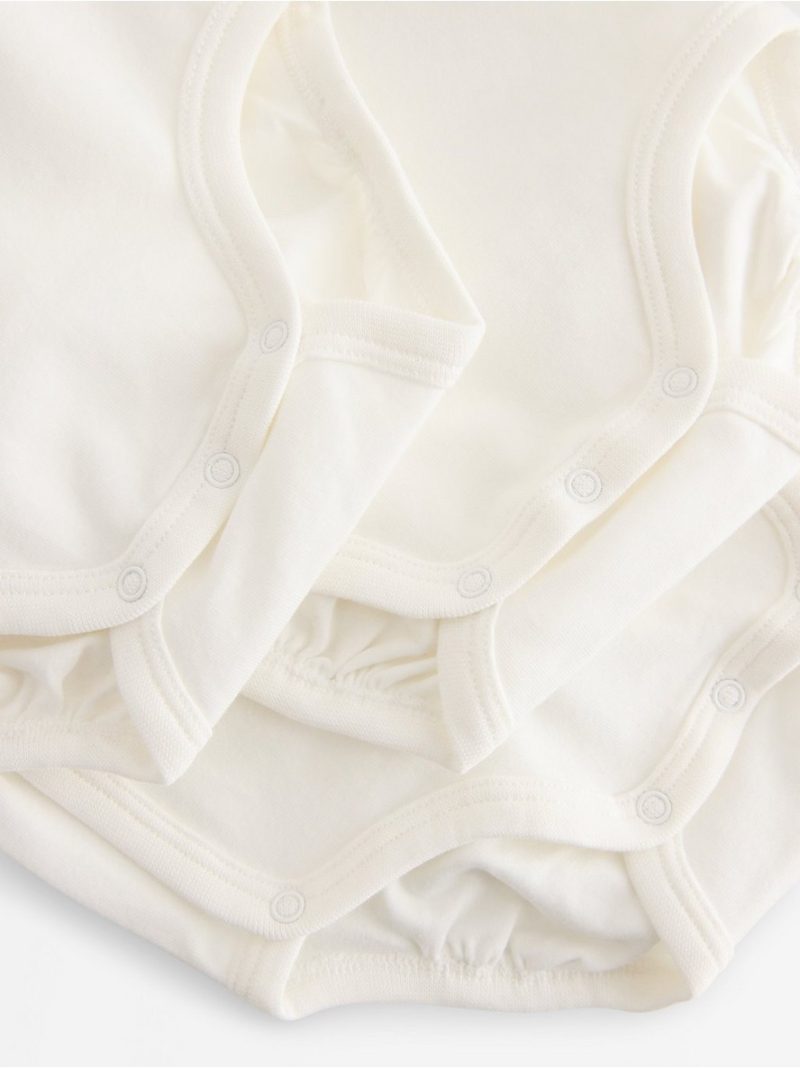 3-pack solid wrap bodysuits - 3013376-325
