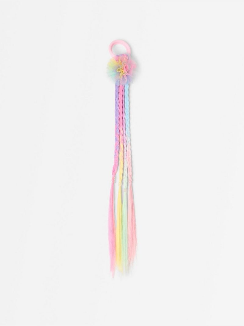 - Hair elastic with fake hair braids Hair elastic with fake hair braids - 3013437-6666