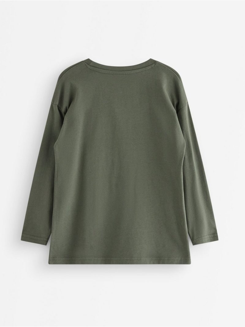 Long-sleeved top with reversible sequins - 3013476-8611