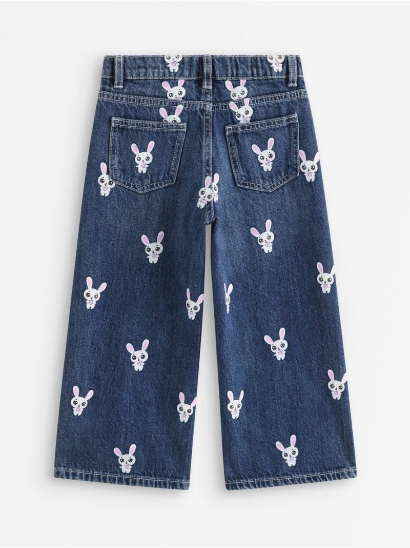Wide jeans with regular waist - 3013519-791